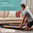 thumbnail image 6 of LifePro TimberTrek Walking Pad – Under Desk Treadmill for Home & Office, Quiet Portable Walking Machine with Remote Control, LED Display, Wood Finish – No Assembly Needed, 6 of 9