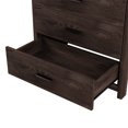 thumbnail image 3 of Farmhouse 5 Drawers Dresser, Wooden Chest of Drawers, Accent Storage Cabinet, Modern Rustic Closet Dressers Chest Organizer for Bedroom, Living Room, 3 of 7