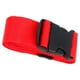 thumbnail image 1 of Yuarrent Correa de equipaje ajustable esencial para viaje para una fácil identificación Correa de equipaje ajustable fuerte Almacenamiento y organización del hogar rojo, 1 of 6