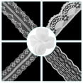 thumbnail image 6 of Raindrops White Lace Trim Polyester Crafting Material for Sewing, Scrapbooking, and Home Decor Projects, 6 of 6