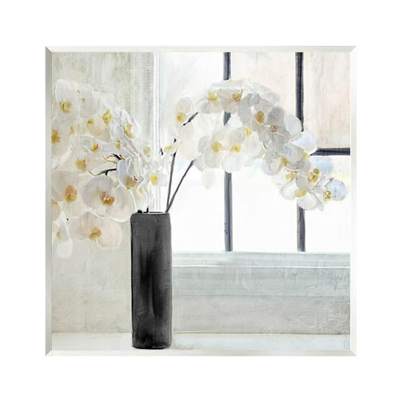 Sunlit White Orchids Arrangement Botanical & Floral Graphic Art Unframed Art Print Wall Art