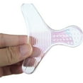 thumbnail image 6 of harmtty 2Pcs Silicone Gel Shoe Heel Comfort Pads Liner Grips Soft Feet Care Protectors,Transparent, 6 of 7