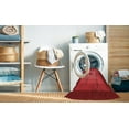 thumbnail image 2 of Ahgly Company Tapis d'Intérieur Lavable en Machine Carré Rouge, 3 Pieds Carré, 2 of 7