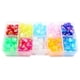 thumbnail image 1 of 400x acrílicas hechos amor espaciador colgantes sueltos DIY tobilleras collar pendiente braquetas joyería, 1 of 9