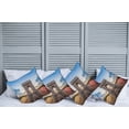 thumbnail image 2 of Ambesonne Paris Throw Pillow Cover 4 Pack, Famous Champs Elysees, 16", Multicolor, 2 of 5
