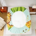 thumbnail image 5 of Castle Fairy Child Teens Cute Lion Giraffe Queen Sheet Sets,Botanical Leaves Bed Set, 5 of 7