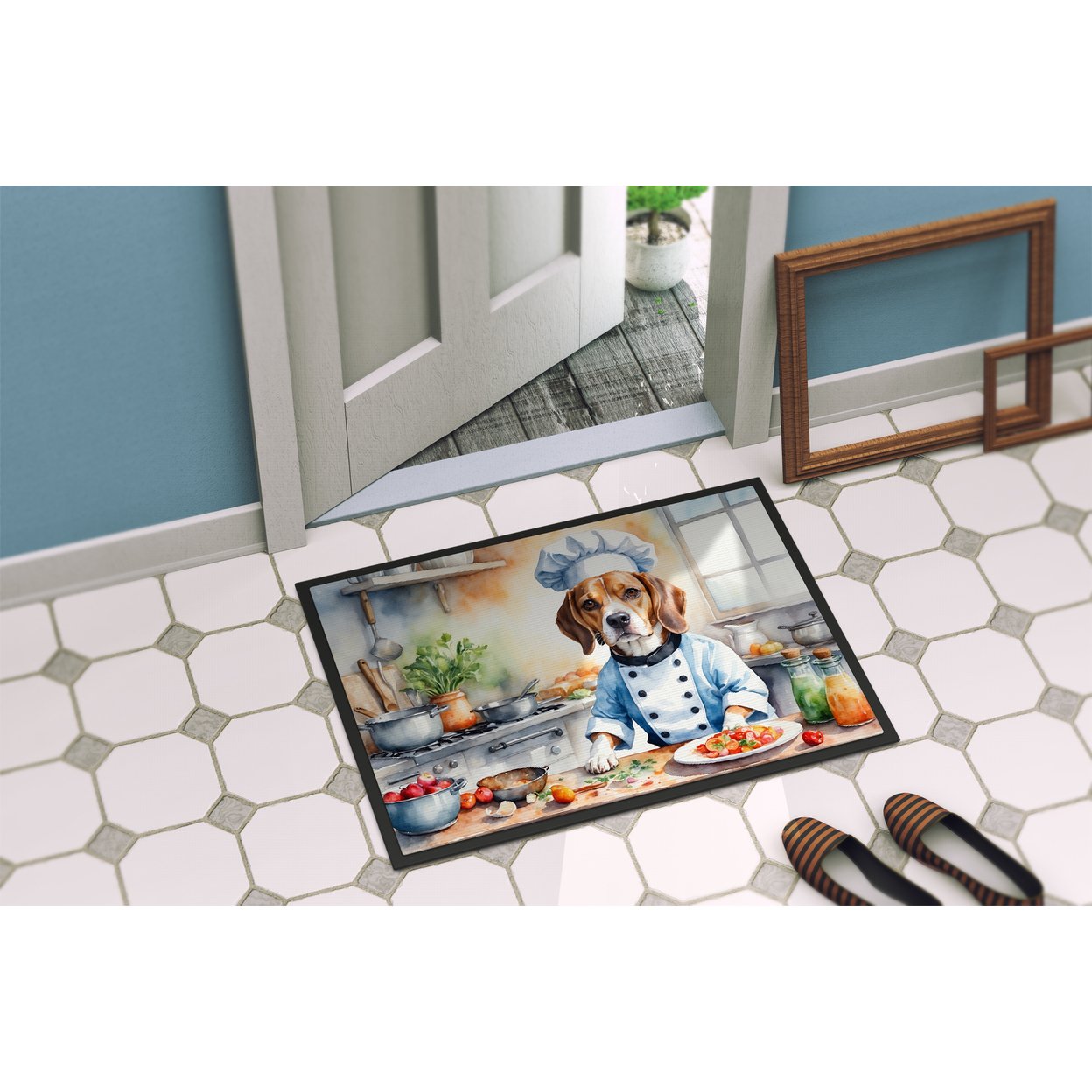 Yorkie Yorkshire Terrier The Chef Doormat