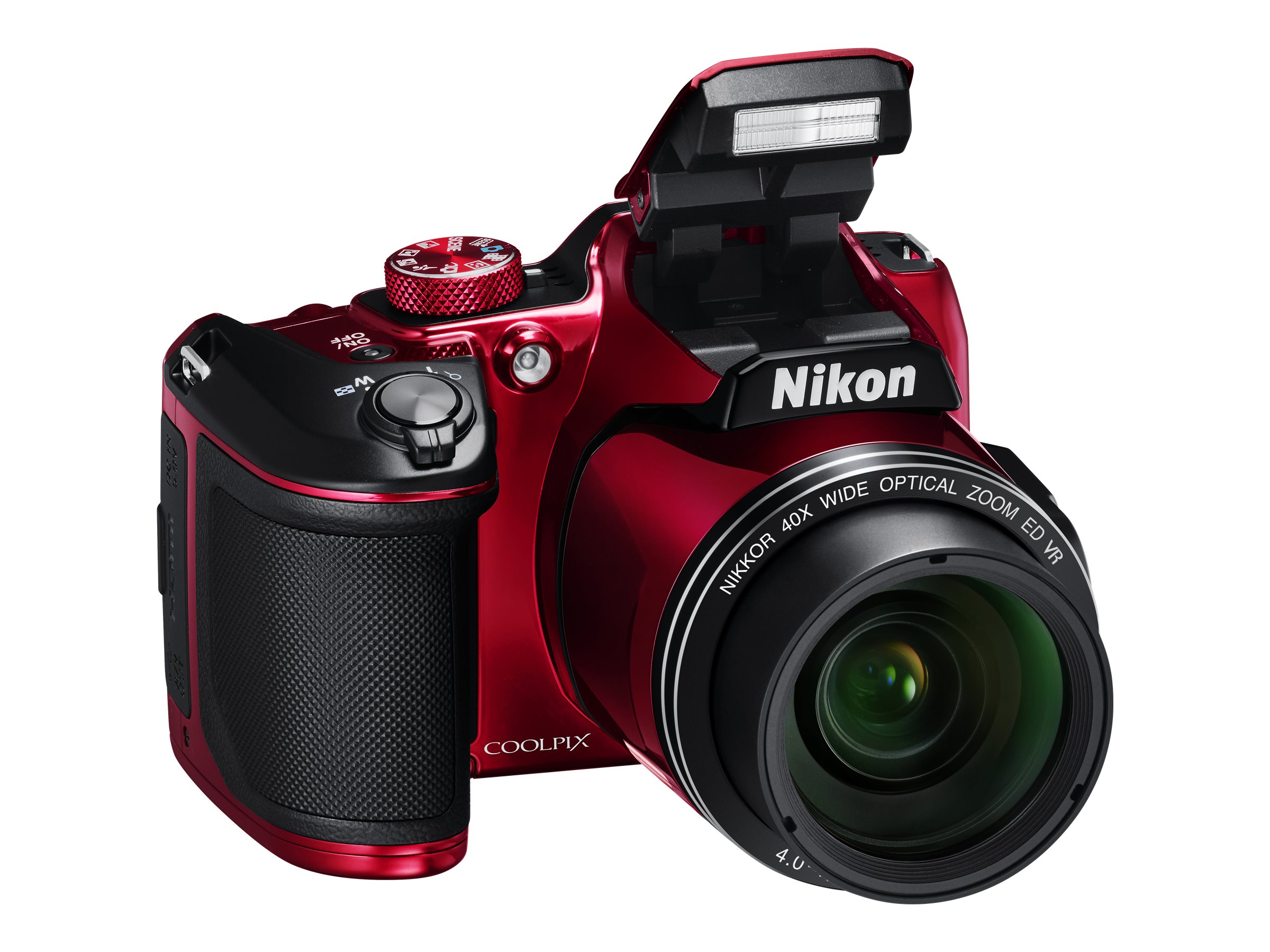 Nikon Red COOLPIX B500 Digital Camera with 16 Megapixels and 40x Optical Zoom - image 5 of 11
