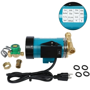 ECCPP 110V 120W Home Water Pressure Booster Pump Water Pump for Whole House