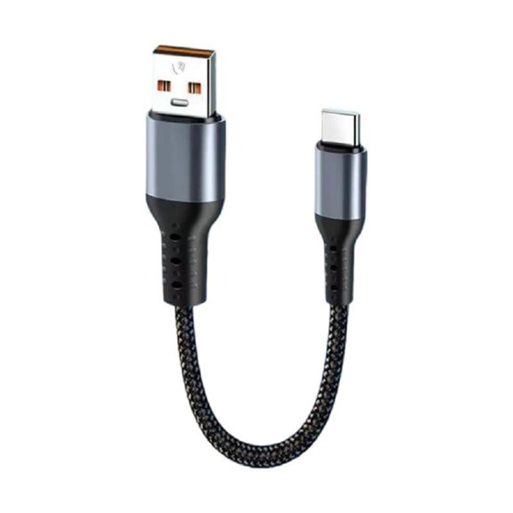 25cm 90 Degree Elbow Short Type C to USB C/USB Cable Fast Charging Cable