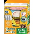 thumbnail image 3 of Bolsa Térmica para Cerveza Jay Bags 12 Pack Reutilizable Amarilla, 3 of 4