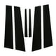 thumbnail image 5 of Pilar de la Ventana de la Puerta Post Corro, Surfir prefirido de PC Surryured Pilar de Ajuste Moldeo Cubierta Resistente A Los RasanRos 6 PCS Para La DecorAción del AutomÓVIL, 5 of 7