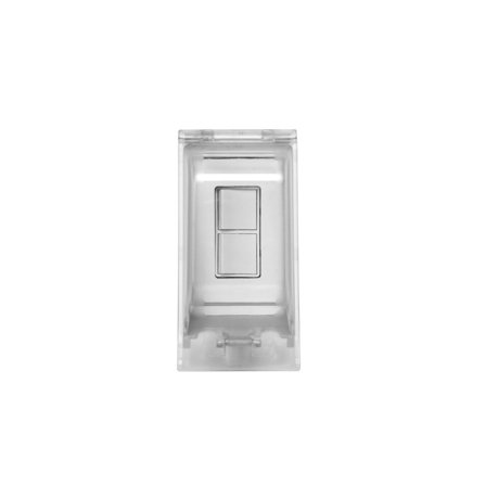 EFSOWPW-Eurofase Heating-Single Duplex Switch Weatherproof Surface Mount and Gang Box - 20 Amp Per Pole-White Finish