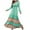 Mint Green, variant on Fesfesfes Women Dress Comfortable Winter Casual Floral Print Long Sleeve V-Neck Dress Under $10