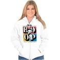 thumbnail image 4 of Betty Boop Classic Strong Cutie Zip Hoodie Sweatshirt Women Brisco Brands X, 4 of 6