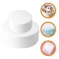 thumbnail image 3 of 2 Pcs Modèle de Gâteau en Mousse Rond pour Boulangerie, 3 of 8