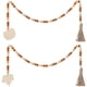 thumbnail image 1 of 2PCS Halloween Wood Bead Tassel Garland Fall Farmhouse Cuenta rústica con borla de cuerda Decoración de pared para de Acción de SM SunniMix Guirnalda de cuentas, 1 of 8