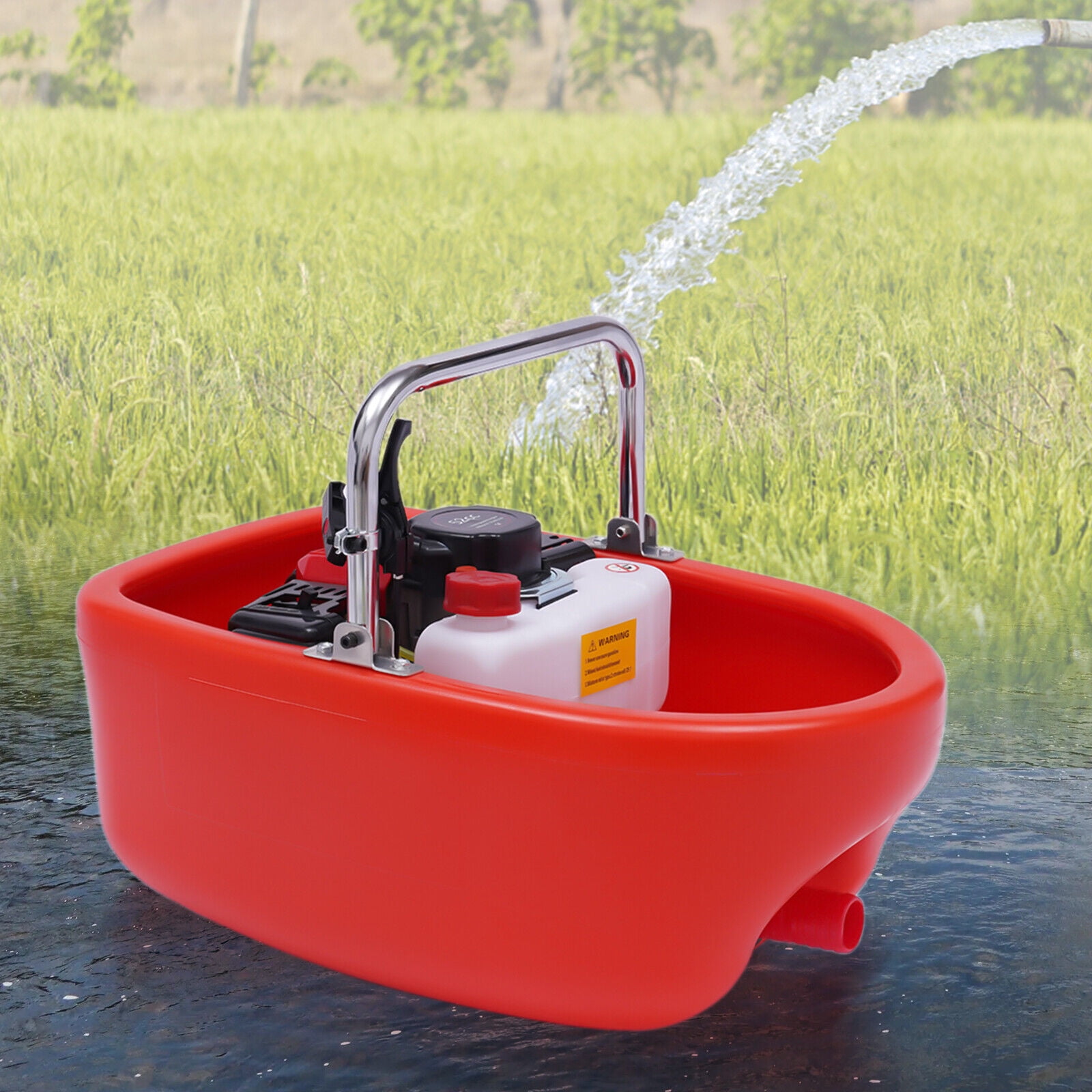 Portable Gas Water Semi Trash Pump High Pressure Garden Irrigation 1.5