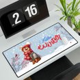 thumbnail image 3 of Hello Winter Abyssinian Smiling in Red Scarf Hat Welcome Christmas Desk Mat Full Keyboard Mouse Pad Cat Lover Kitten Owner Gifts Large Mousepad - 00017, 3 of 5