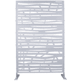 thumbnail image 4 of Tcbosik Metal Privacy Screen for Indoor & Outdoor, 76"H x 48"W Decorative Fence, Privacy Fence Panel for Yard, Lawn, Poolside, Backyard, White, 4 of 8