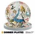 thumbnail image 4 of Alice in Wonderland Birthday 16th Cups Party Supplies Plates Fans Decorations Cake Topper Decor, 4 of 6