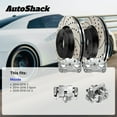 thumbnail image 3 of AutoShack Front Brake Rotors & Calipers for Mazda, 3 2014-2016 CX-3 2016-2018, FWD L4 2.0L - E-Coated Drilled & Slotted - ShadowGuard - 11.02" (280 mm), 5-Lug, 3 of 5