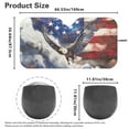 thumbnail image 5 of KUIFORTI Bald Eagle Front Windshield Car Sun Shade Large SUV Accessories, American Flag Car Shades for Front Windows Cute Front Window Heat Insulation Protection Keeps Your Vehicle Cool, 5 of 6