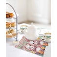 thumbnail image 4 of Sage Green Easter Bunny Kitchen Dish Towels for Drying Dishes Set of 2, Spring Easter Eggs Chicken Dots Waffle Weave Microfiber Hand Tea Bathroom Towels Quick Dry & Absorbent Towel 12x12, 4 of 7