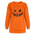 thumbnail image 4 of Camisa informal de manga larga con estampado de calabaza de Halloween para mujer de Honeeladyy Sales, 4 of 7