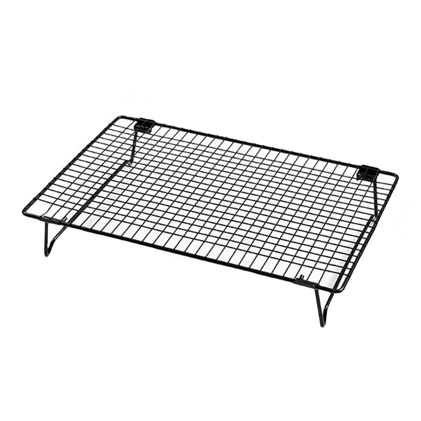 DOLITY Baking Rack Metal Wire Cooling Rack Cake Cooling Tray Oven Wire Racks for Baking 34cmx24cmx5.7cm