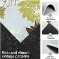 thumbnail image 3 of Green and Blue Pioneer Flower Pattern Kitchen Rugs Sets Of 3,Kitchen Runner Rugs Non Skid Washable,Decorative Kitchen Floor Mats for Kitchen,Sink,Laundry,17"x30"+ 17"x47" + 17"x59", 3 of 6