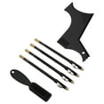 thumbnail image 1 of Kit de Pochoir pour Barbe avec 4 Crayons de Barbier, Outils de Modelage à Courbes Multiples, Contour Parfait Auto-Tirant, 1 of 7