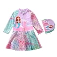 thumbnail image 2 of Traje de baño de una pieza estilo falda de color brillante falda de escamas de pescado Bikini disfraz de princesa para niños zhangyuxiang unisex, 2 of 2