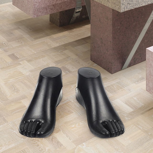 1 par pies adultos maniquí pie estilo zapatos modelo pantalla Cola pies de maniquí