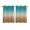 Turquoise Brown, variant on Teal Brown Ombre Kitchen Curtains Short 45 Inch Length, Turquoise Gradient Modern Abstract Art Grommet Top Bedroom Living Room Curtains, Light Filtering Cafe Curtain Drapes 2 Panels Set 84''x45''