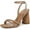 Cyprus Tan, variant on Women's Kia Light Oak Multi Heeled Sandal 8M
