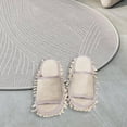 thumbnail image 2 of Zapatillas de trapeador Mujeres Hombres Zapatos de limpieza Desmontable Chenille suave Punta abierta Zapatillas de trapear Sandalias de limpieza para Beige Sunnimix Zapatillas de trapeador, 2 of 8