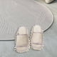 thumbnail image 2 of Pantuflas de limpieza con mopa Pantuflas de limpieza con punta abierta Sandalias de limpieza suaves y desmontables Beige, 2 of 9