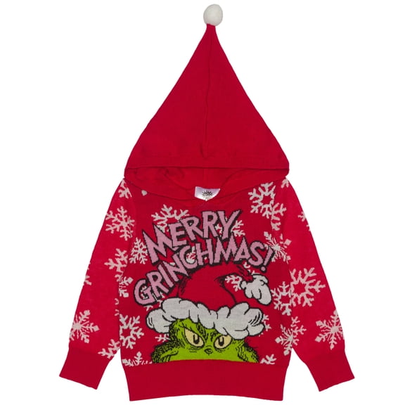 Dr. Seuss - Merry Grinchmas - Toddlers Hooded Sweatshirt