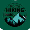thumbnail image 4 of Inktastic Mom's Hiking Buddy with Mountains and Trees Boys or Girls Baby Bib, 4 of 4