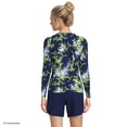 thumbnail image 2 of Lands' End Women's SunShade UPF 50 Long Sleeve Rash Guard Swim Tee, 2 of 3