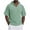 Green, variant on Timoontee Men's Short Sleeve Basic T Shirt Breathable Fabric Moisture Wicking Lapel Collar V Neck Great For Comfortable Fit All Day Long Black XXL