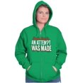 thumbnail image 3 of Xmas Dear Santa An Attempt Was Made Zip Up Hoodie Men's Women's Brisco Brands 4X, 3 of 6