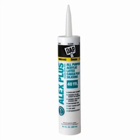 OPAL- Alex Plus 10.1 Oz. Clear Acrylic Latex Caulk Plus Silicone
