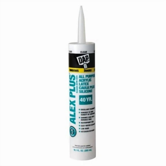 OPAL- Alex Plus 10.1 Oz. Clear Acrylic Latex Caulk Plus Silicone