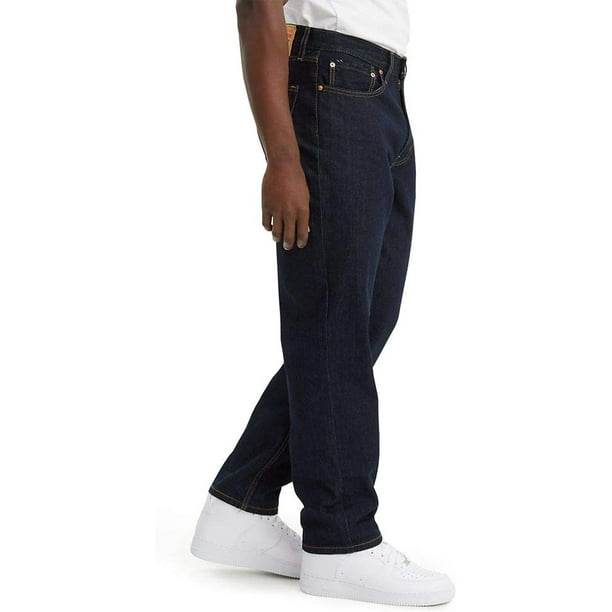 Levi's Men's 550 Relaxed Fit Medium Stonewash Jeans - Denim