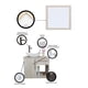 thumbnail image 4 of Gabinete De Baño Con Espejo Decorativo SOLEURA, 4 of 6