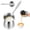 Style 1, variant on Turkish Coffee Pot 400ml Stainless Steel Cezve with Handle Hammered Turkish Greek Arabic Coffee Pot Chocolate and Milk Warmer Cezve