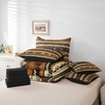 thumbnail image 6 of jejeloiu Ancient Bohemain Aztec 7-Piece Twin Bedding Sets,Vintage Geometric Print Bedding Comforter Set,Brown Beige Sheet Sets For Men Women,Super Cozy Room Decor Reversible, 6 of 8