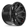 thumbnail image 3 of 4PLAY Wheels 4P80 22 Inch Rims Fit 6x135 & 6x139.7 22x12 Gloss Black Brushed with Tinted Clear (Set of 4), 3 of 5